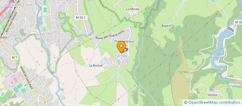 localisation de l'entreprise MONSIEUR MAXENCE VERICEL  FARNAY