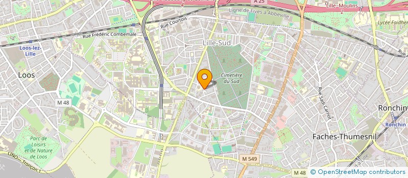 localisation de l'entreprise MONSIEUR MAXENCE VERSTREPEN à LILLE