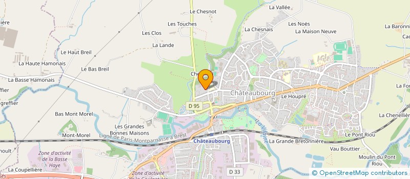 localisation de l'entreprise MONSIEUR MAXENCE VIEL  CHATEAUBOURG