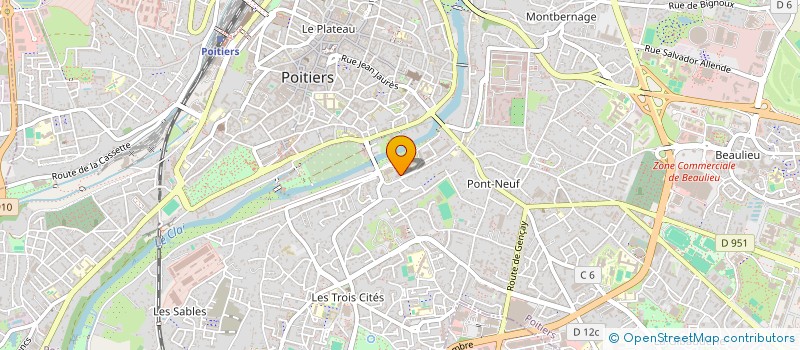 localisation de l'entreprise MONSIEUR MAXENCE VIGINIER à POITIERS