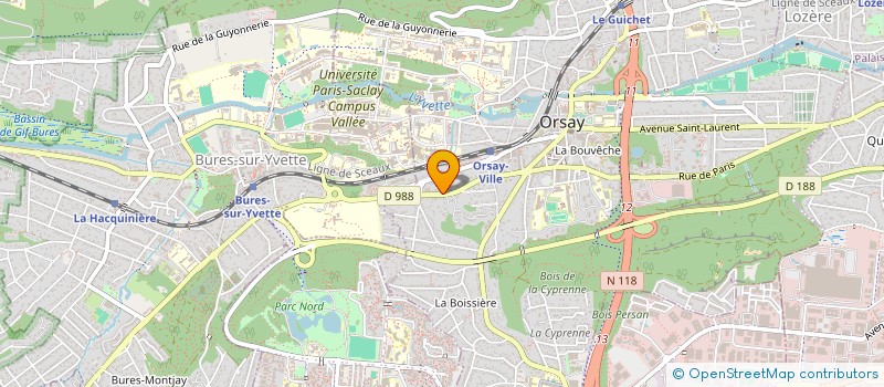 localisation de l'entreprise MONSIEUR MAXENCE VIGNAIS à ORSAY