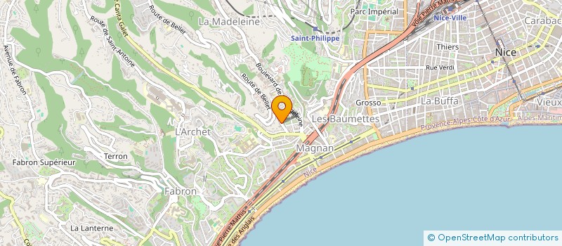 localisation de l'entreprise MONSIEUR MAXENCE WINISDORFFER à NICE