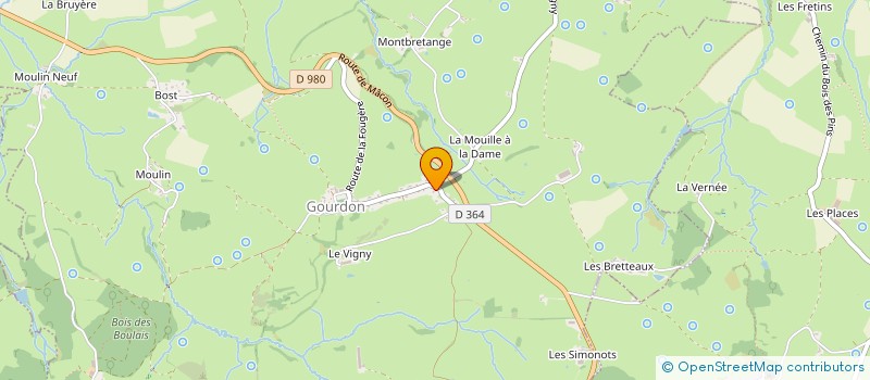 localisation de l'entreprise MONSIEUR MAXENCE WLOSIK  GOURDON