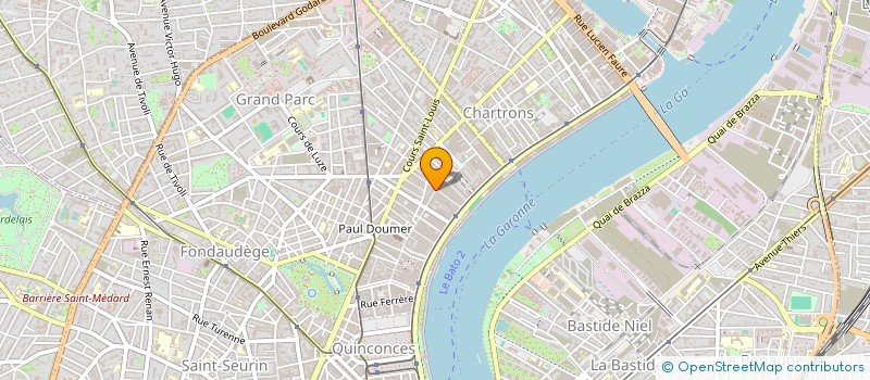 localisation de l'entreprise MONSIEUR MAXENS RIVIERE  BORDEAUX