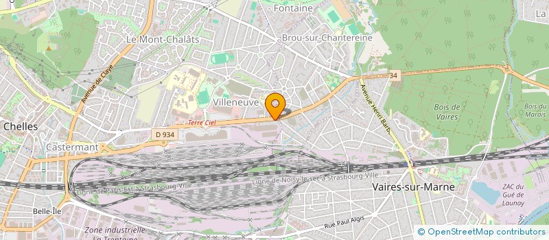 localisation de l'entreprise MONSIEUR MAXIM AFANASIE  CHELLES