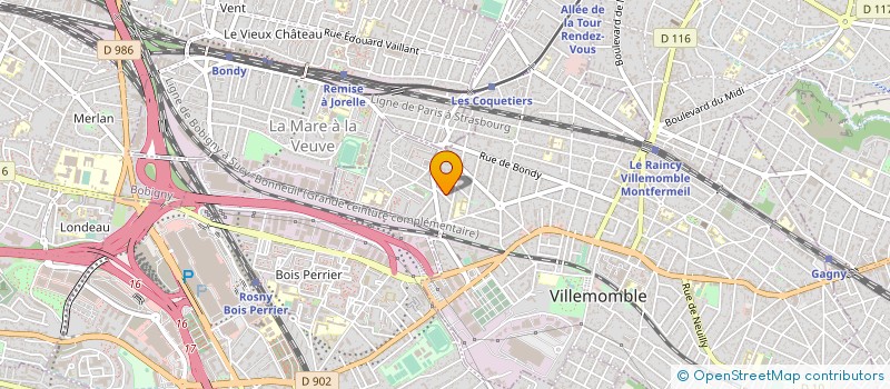 localisation de l'entreprise MONSIEUR MAXIM ANTONIUC  VILLEMOMBLE