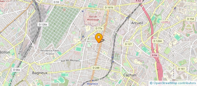 localisation de l'entreprise MONSIEUR MAXIM BARAN à BAGNEUX