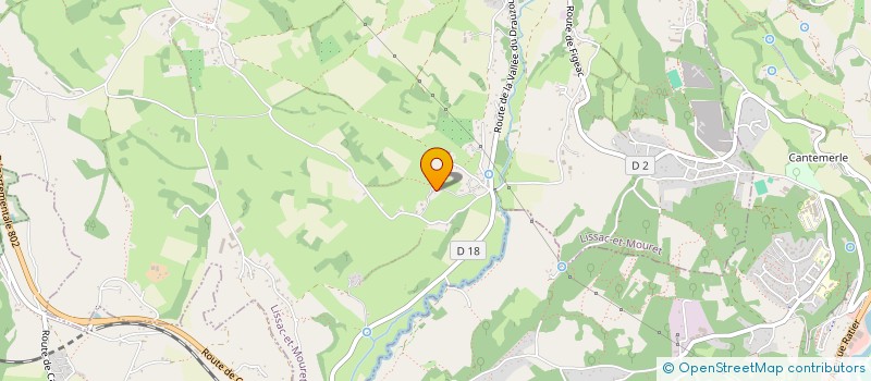 localisation de l'entreprise MONSIEUR MAXIM BUON  CARDAILLAC