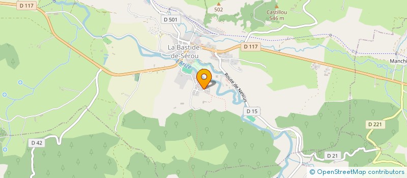 localisation de l'entreprise MONSIEUR MAXIM BUYAKOV à LA BASTIDE-DE-SEROU