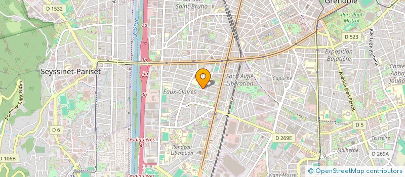 localisation de l'entreprise MONSIEUR MAXIM CHERNIKOV  GRENOBLE