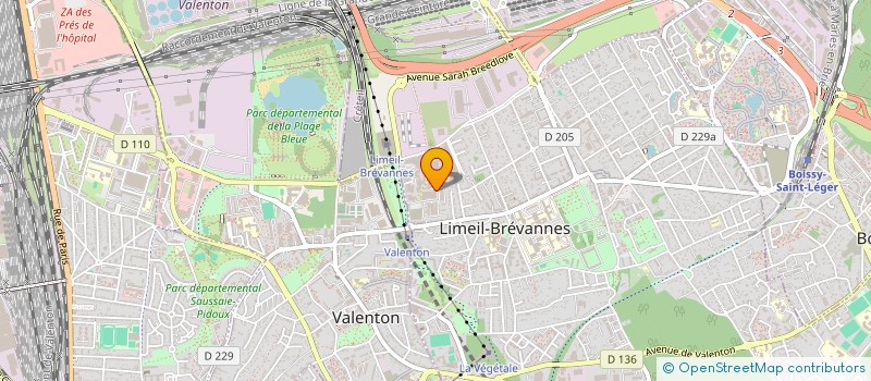 localisation de l'entreprise MONSIEUR MAXIM GHERMAN  LIMEIL-BREVANNES