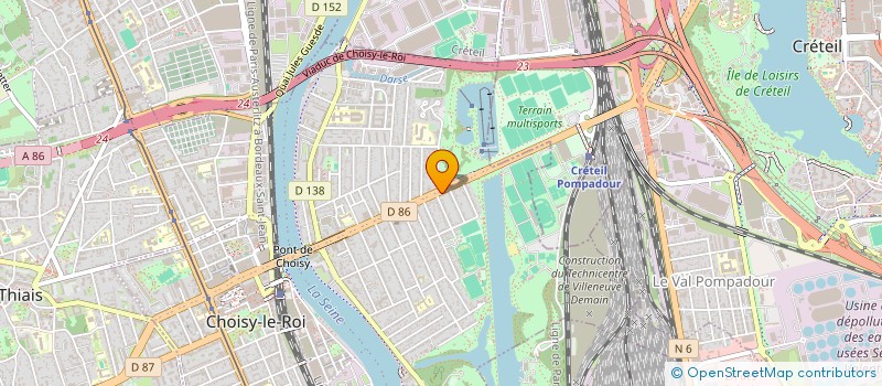 localisation de l'entreprise MONSIEUR MAXIM GHINDA  CHOISY-LE-ROI