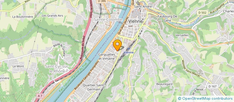 localisation de l'entreprise MONSIEUR MAXIM GUTIERREZ  VIENNE