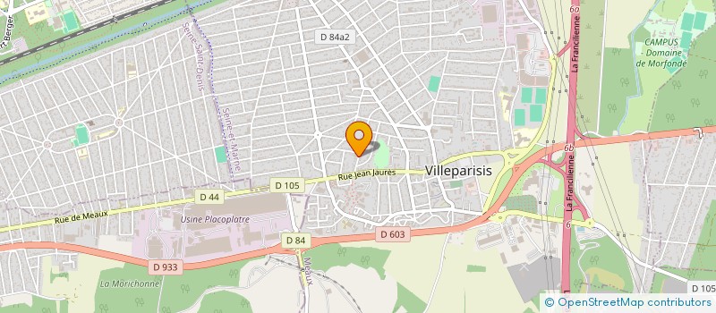 localisation de l'entreprise MONSIEUR MAXIM IUTIS à VILLEPARISIS