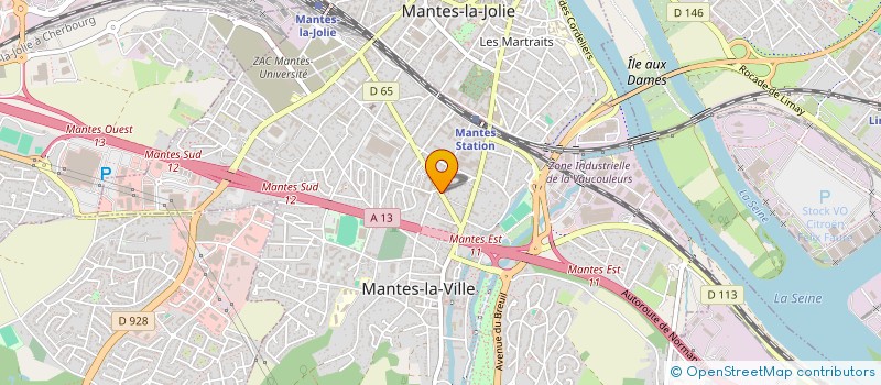 localisation de l'entreprise MONSIEUR MAXIM JODON  MANTES-LA-VILLE