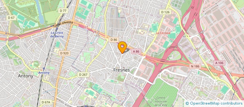 localisation de l'entreprise MONSIEUR MAXIM KROKHMALYUK  FRESNES