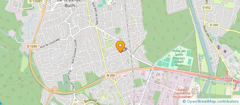 localisation de l'entreprise MONSIEUR MAXIM LEROUGE à LA TESTE-DE-BUCH