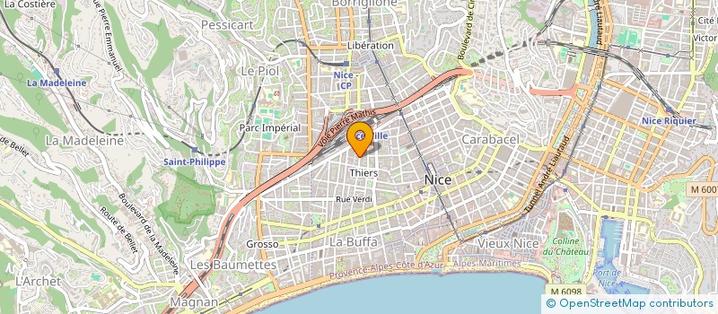 localisation de l'entreprise MONSIEUR MAXIM MIRZA  NICE