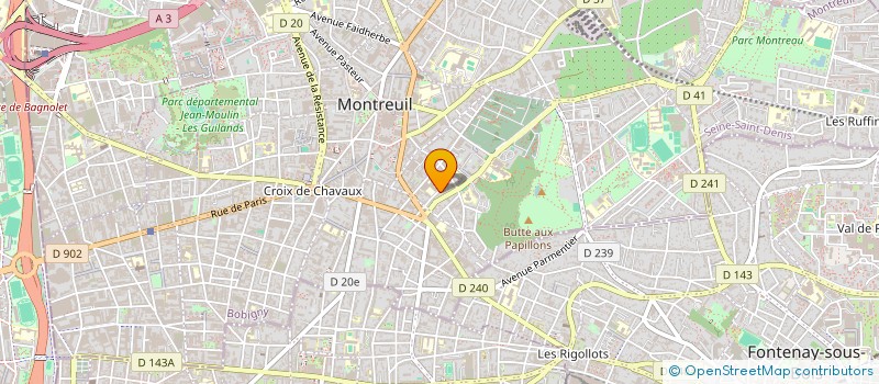 localisation de l'entreprise MONSIEUR MAXIM URSU à MONTREUIL