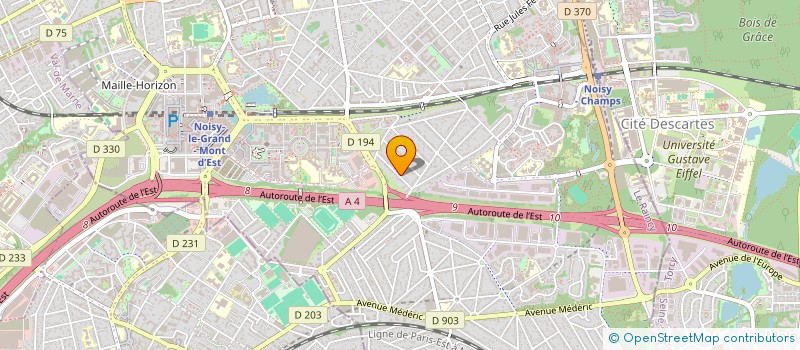 localisation de l'entreprise MONSIEUR MAXIM VIZNEAC  NOISY-LE-GRAND