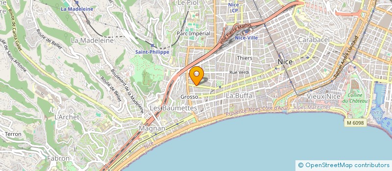 localisation de l'entreprise MONSIEUR MAXIM YUSHKEVICH à NICE