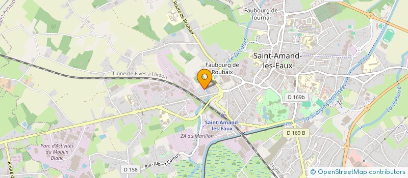 localisation de l'entreprise MONSIEUR MAXIME ABID à SAINT-AMAND-LES-EAUX