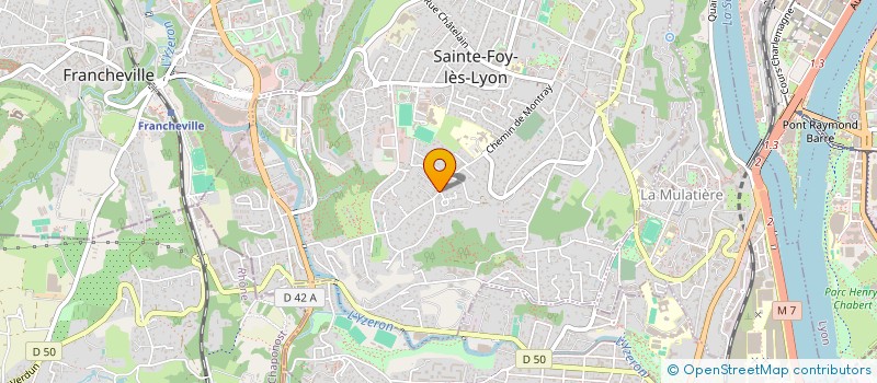 localisation de l'entreprise MONSIEUR MAXIME ABRIBAT  SAINTE-FOY-LES-LYON