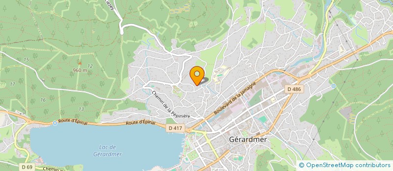 localisation de l'entreprise MONSIEUR MAXIME ACKER à GERARDMER