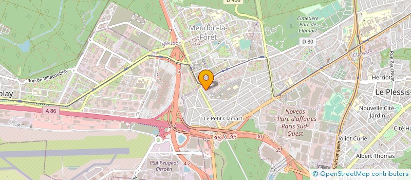 localisation de l'entreprise MONSIEUR MAXIME ADABI ANGE à CLAMART
