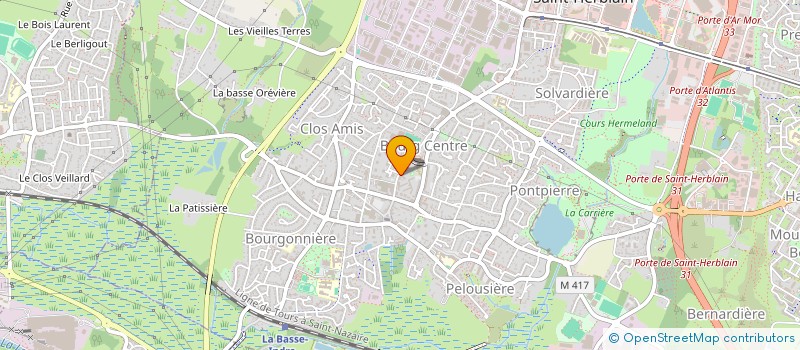 localisation de l'entreprise MONSIEUR MAXIME ADAM  SAINT-HERBLAIN