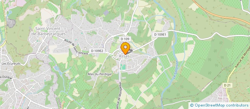 localisation de l'entreprise MONSIEUR MAXIME ALBERTUS  ASSAS