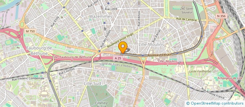 localisation de l'entreprise MONSIEUR MAXIME ALBOT  LILLE