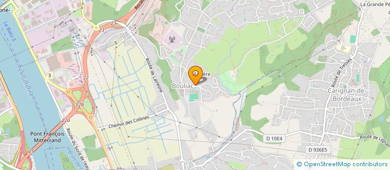 localisation de l'entreprise MONSIEUR MAXIME ALEXIU  BOULIAC