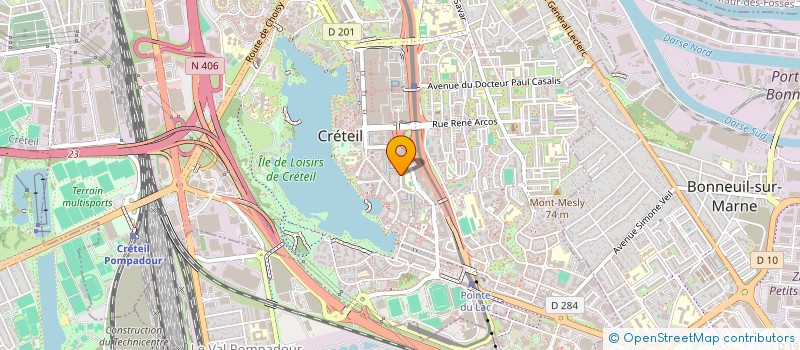 localisation de l'entreprise MONSIEUR MAXIME AMSELLEM  CRETEIL