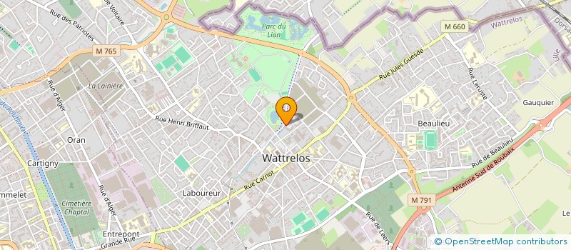 localisation de l'entreprise MONSIEUR MAXIME ANCHER  WATTRELOS