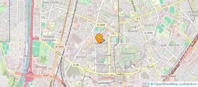 localisation de l'entreprise MONSIEUR MAXIME ANDREO  GRENOBLE