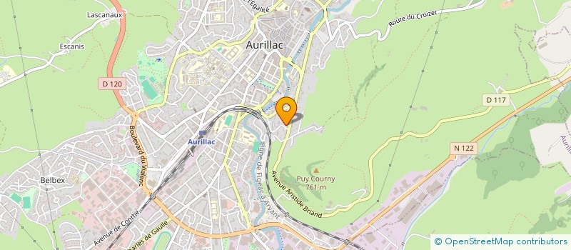 localisation de l'entreprise MONSIEUR MAXIME ANDRIEU à AURILLAC
