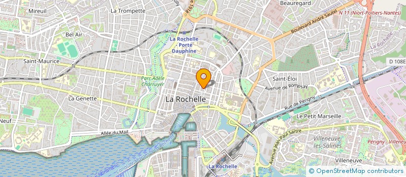 localisation de l'entreprise MONSIEUR MAXIME ANDROIN  LA ROCHELLE