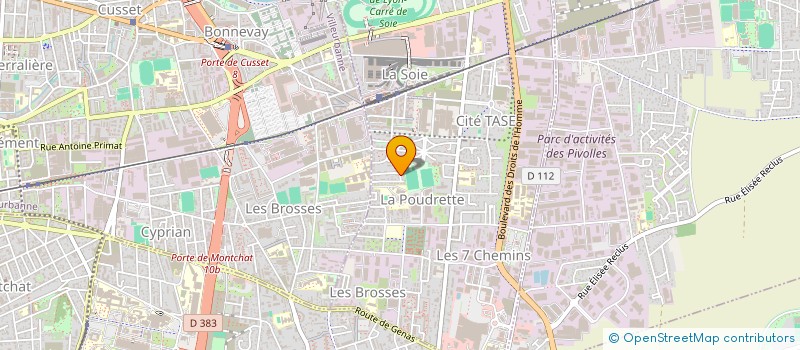 localisation de l'entreprise MONSIEUR MAXIME ANGELI  VAULX-EN-VELIN