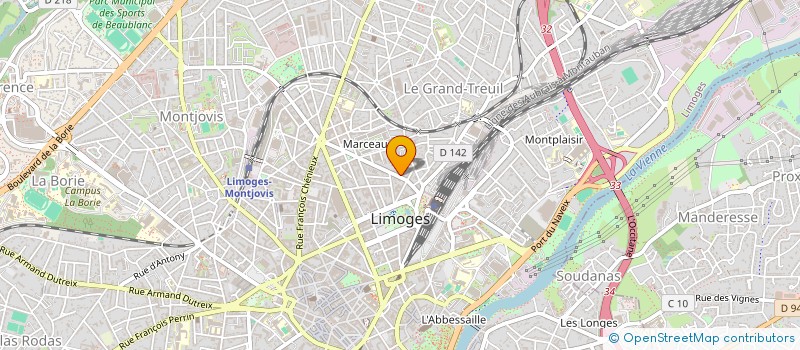 localisation de l'entreprise MONSIEUR MAXIME ANOQUE à LIMOGES