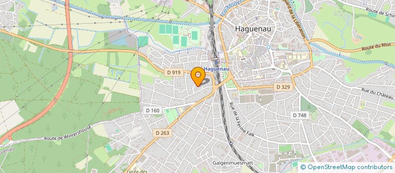 localisation de l'entreprise MONSIEUR MAXIME ANTHONI  HAGUENAU