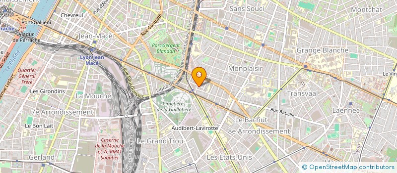 localisation de l'entreprise MONSIEUR MAXIME ANTOINE HUGO CARDIN  LYON