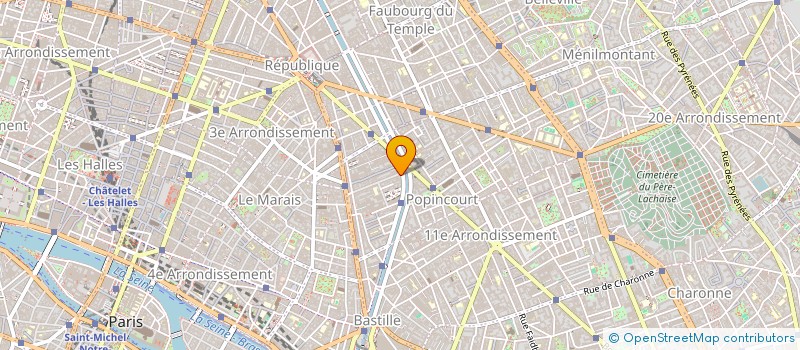 localisation de l'entreprise MONSIEUR MAXIME AOURANE  PARIS