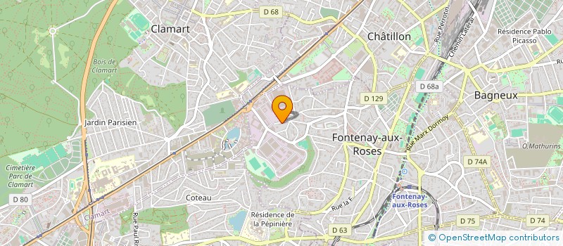 localisation de l'entreprise MONSIEUR MAXIME ARCHAMBEAU à FONTENAY-AUX-ROSES