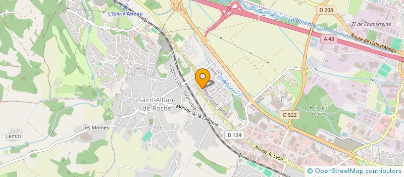 localisation de l'entreprise MONSIEUR MAXIME AREVALO à BOURGOIN-JALLIEU