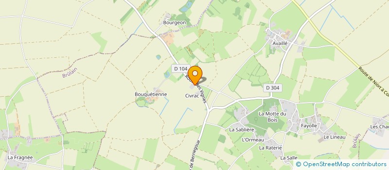 localisation de l'entreprise MONSIEUR MAXIME ARNOU  VOUILLE