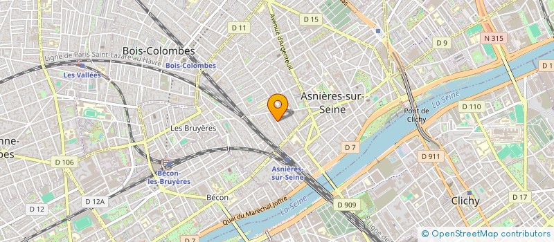 localisation de l'entreprise MONSIEUR MAXIME ATCHI à ASNIERES-SUR-SEINE
