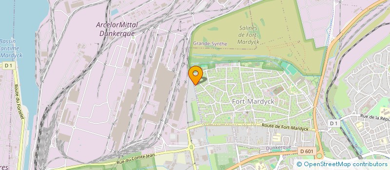 localisation de l'entreprise MONSIEUR MAXIME AUBER à DUNKERQUE