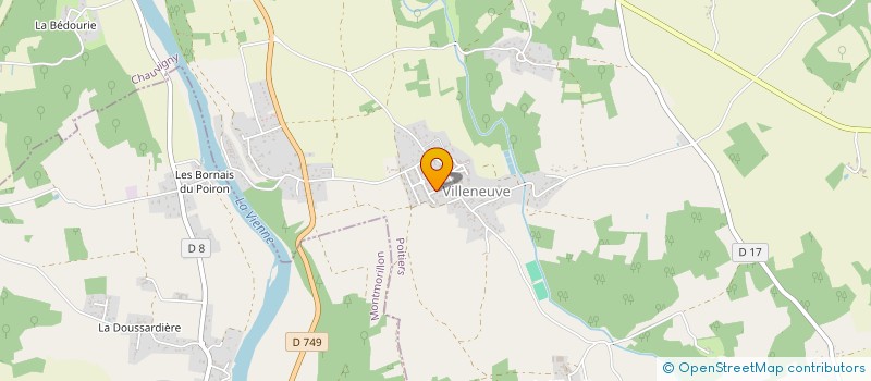 localisation de l'entreprise MONSIEUR MAXIME AUBERT à CHAUVIGNY