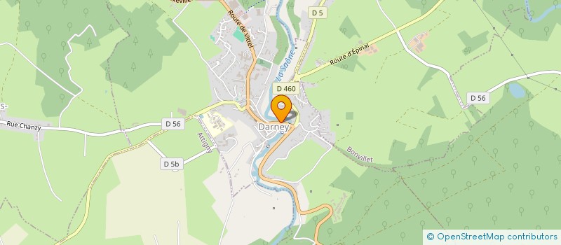 localisation de l'entreprise MONSIEUR MAXIME AUBERTIN  DARNEY